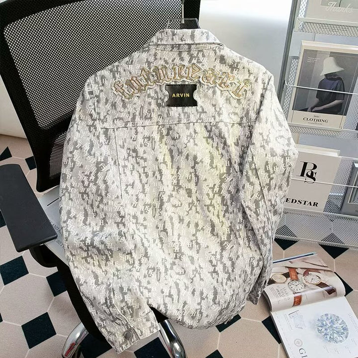 Herren Modische Camouflage Übergangsjacke Echo Archiv