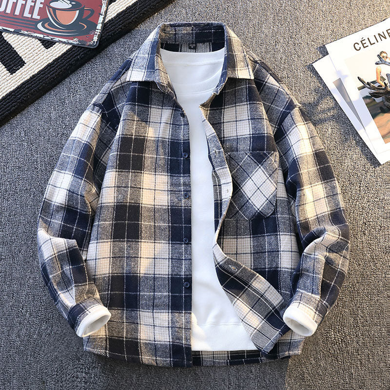 Herren Flanell Hemdjacke im zeitlosen Karomuster Echoarchiv