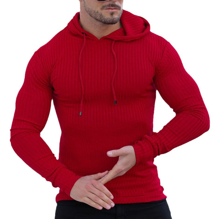 Herren Hoodie mit feuchtigkeitsregulierender Baumwollmischung und strukturiertem Design Echoarchiv