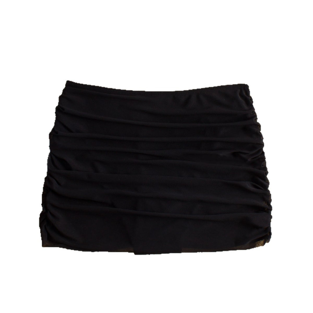 Damen Hochtaillierte Badeshorts mit Rüschendesign Echo Archiv