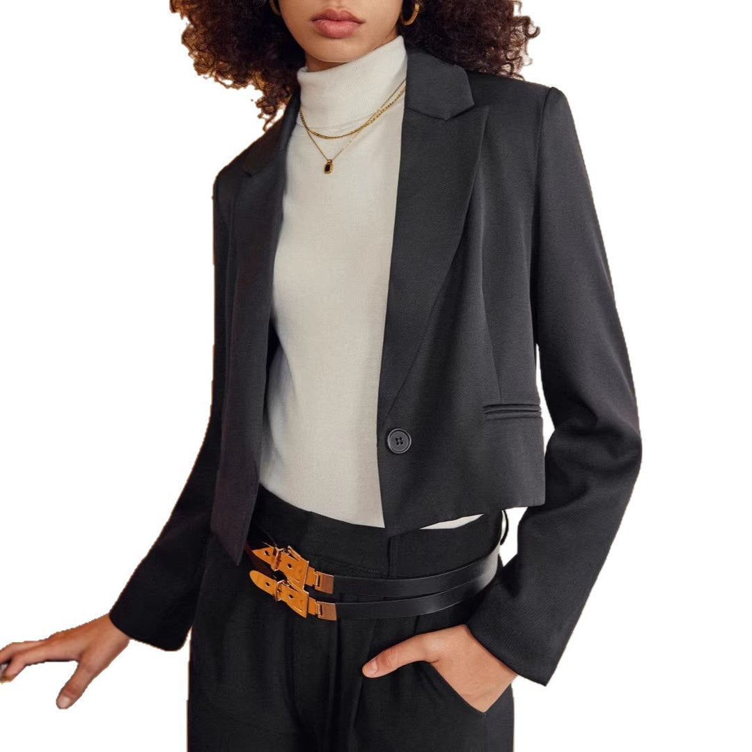 Damen Eleganter cropped Blazer Echo Archiv
