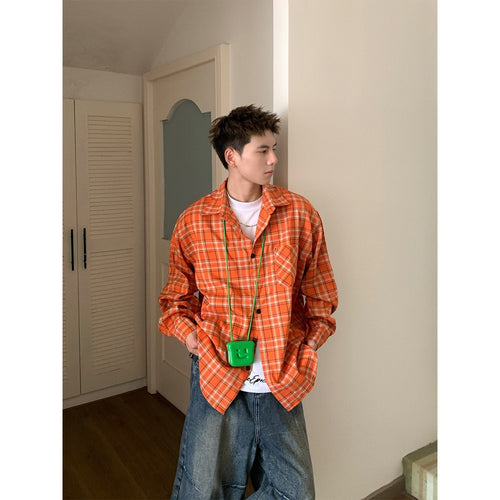 Herren Oversized Karo-Hemd im Relaxed-Fit mit Brusttaschen – Arvello