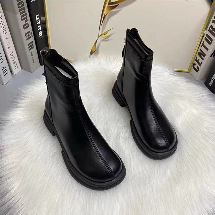 Damen Modische Stiefeletten mit elegantem Reißverschluss Echo Archiv