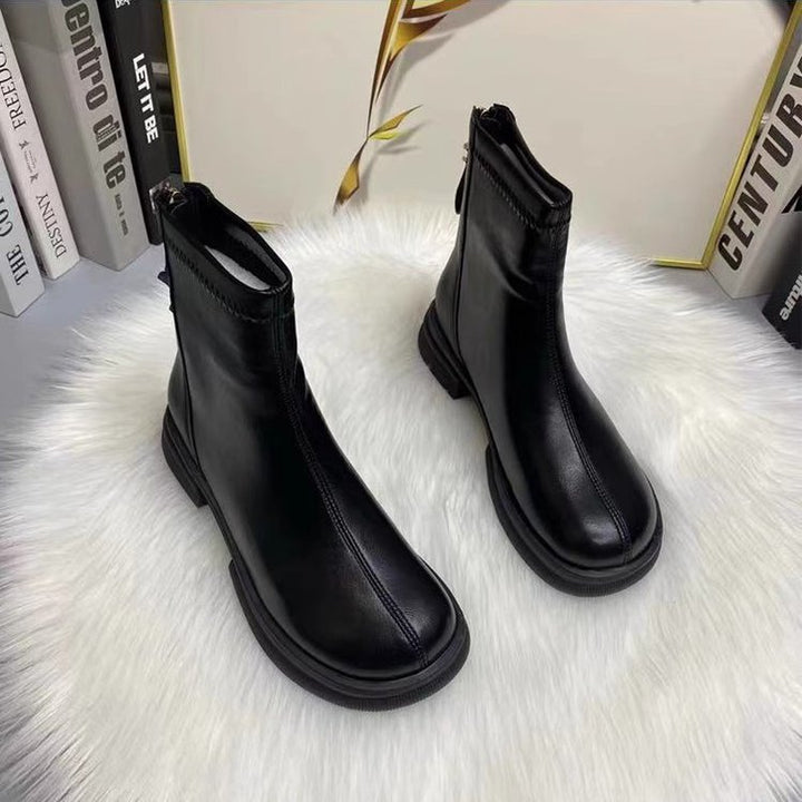 Damen Modische Stiefeletten mit elegantem Reißverschluss Echo Archiv