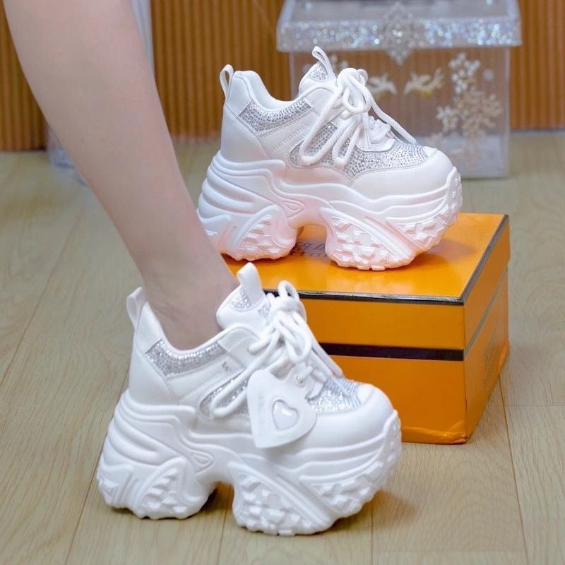 Damen Chunky Sneakers mit glitzernden Akzenten und stylischem Design Echo Archiv