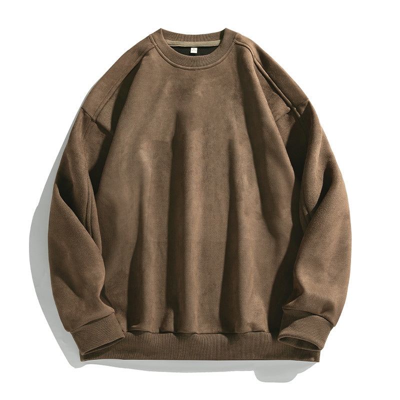 Unisex Puristisches Oversize-Rundhals-Sweatshirt mit Drop-Shoulder und gebürstetem Innenfutter Echo Archiv