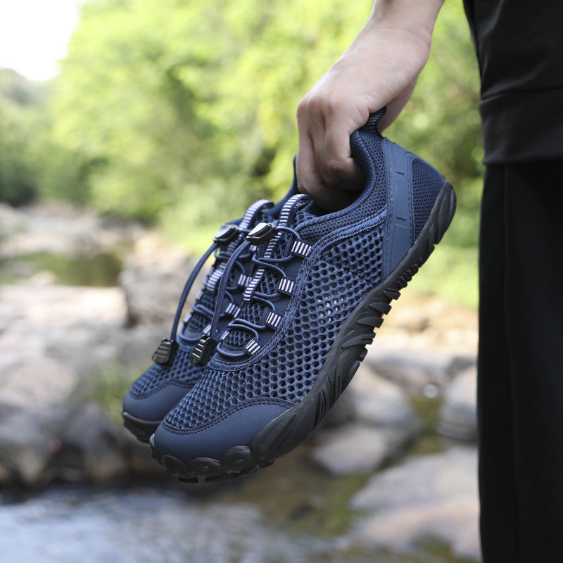 Herren Atmungsaktiver Trekking‑Wasserschuh mit Quick‑Lace und profilierter Gummisohle – Tavélo