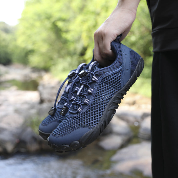 Herren Atmungsaktiver Trekking‑Wasserschuh mit Quick‑Lace und profilierter Gummisohle – Tavélo