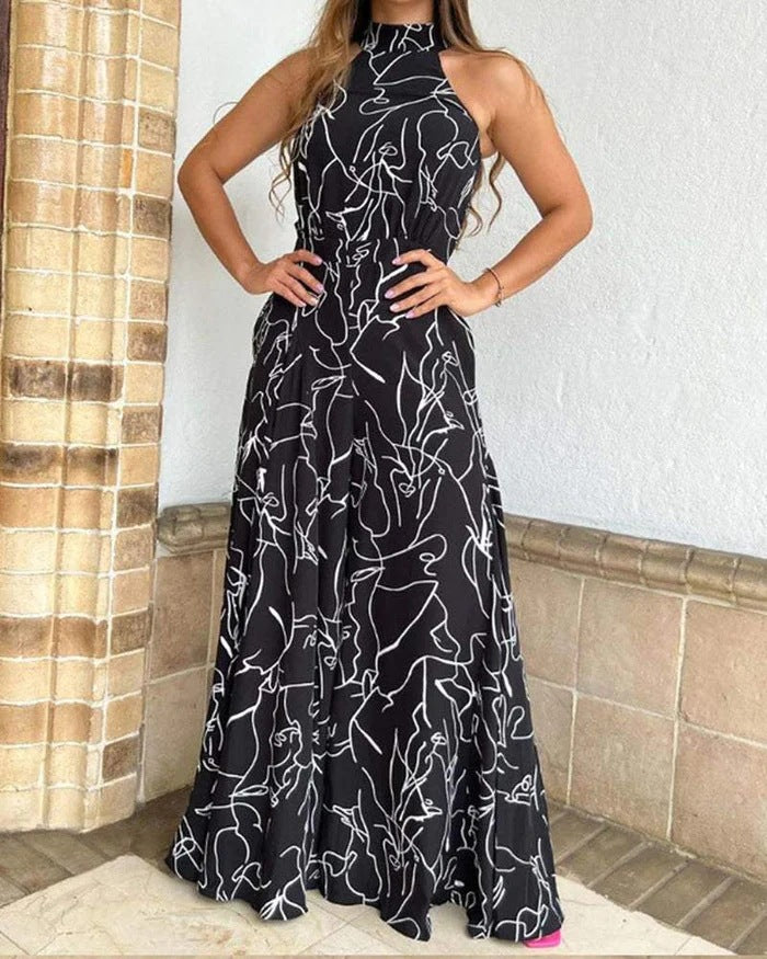Damen Eleganter Longline Jumpsuit mit Stehkragen, Ballonärmeln und Seitentaschen Echoarchiv