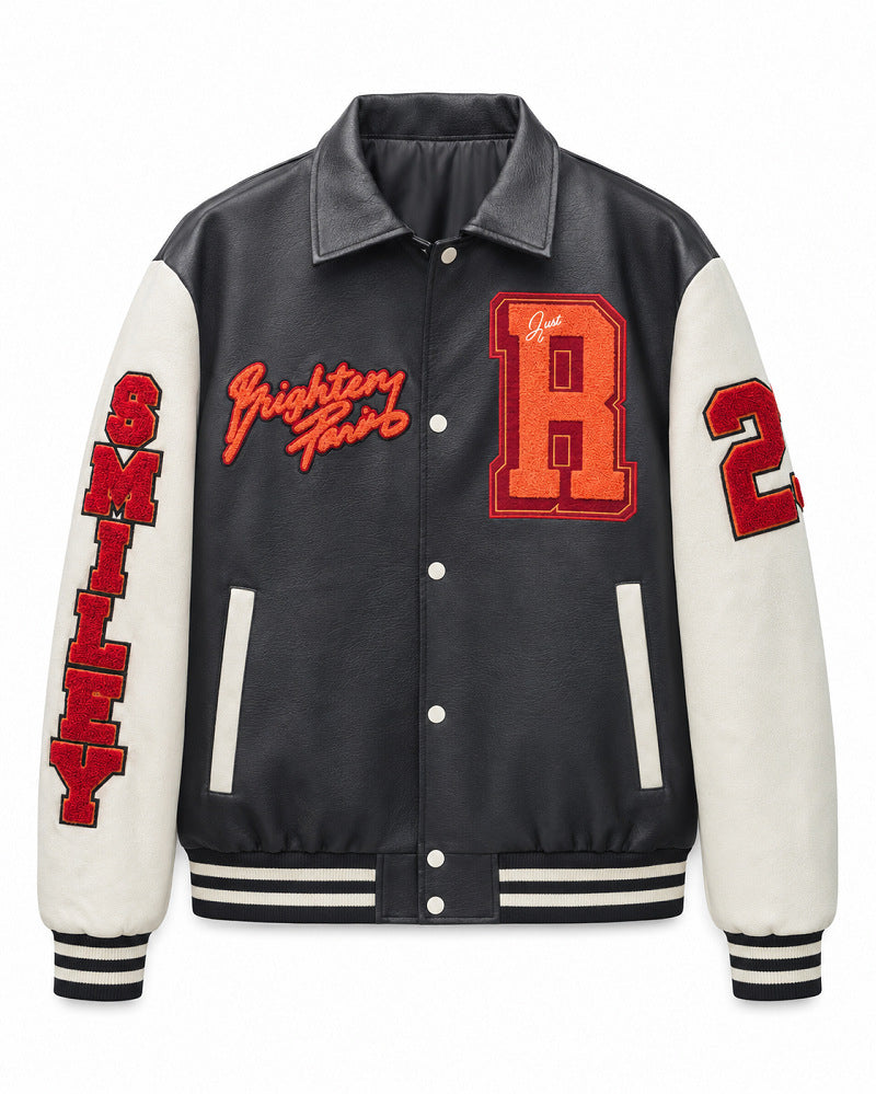 Herren Modische Collegejacke Echo Archiv