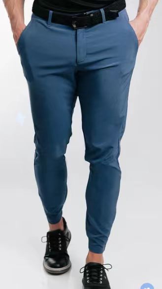 Herren Slim-Fit Anzughose mit elastischem Bund und praktischem Taschenlayout Echoarchiv
