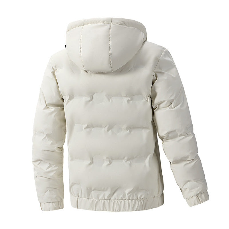 Herren Wattierte Wintersteppjacke mit Kapuze und winddichter Thermoisolierung Echo Archiv