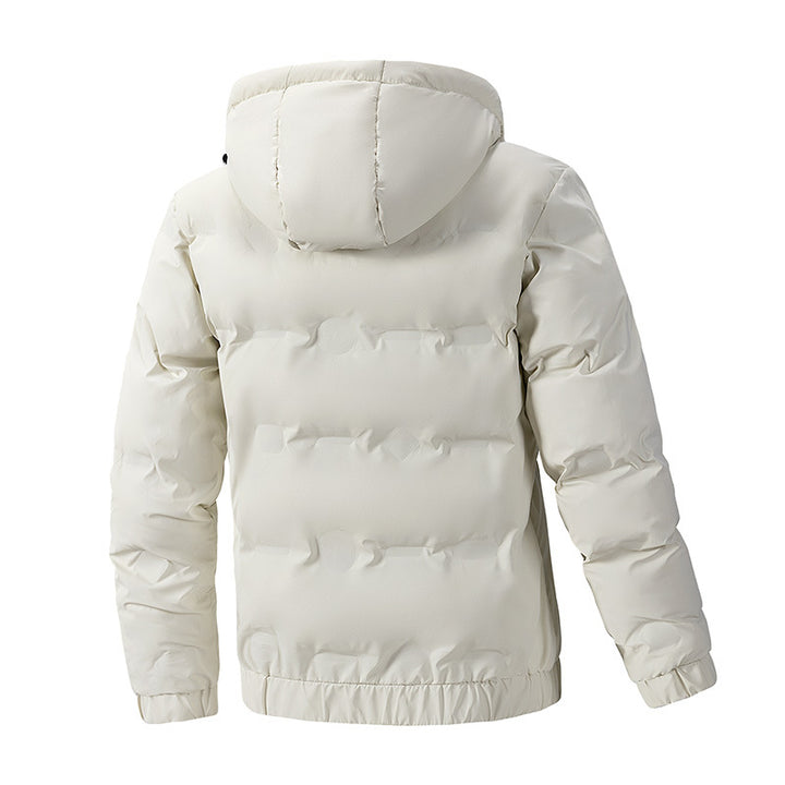 Herren Wattierte Wintersteppjacke mit Kapuze und winddichter Thermoisolierung Echo Archiv