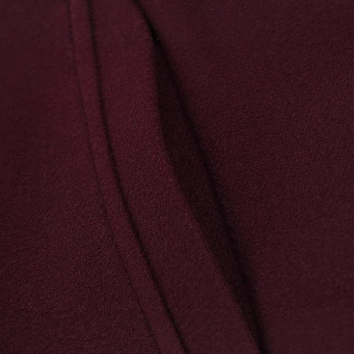 Damen Kurze Boxy-Wollmix-Jacke mit Rundhalsausschnitt und Zierknopfleiste Echoarchiv