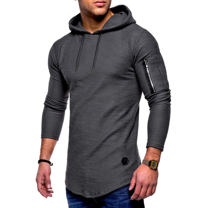 Herren Hoodie mit modernem Reißverschluss Echoarchiv
