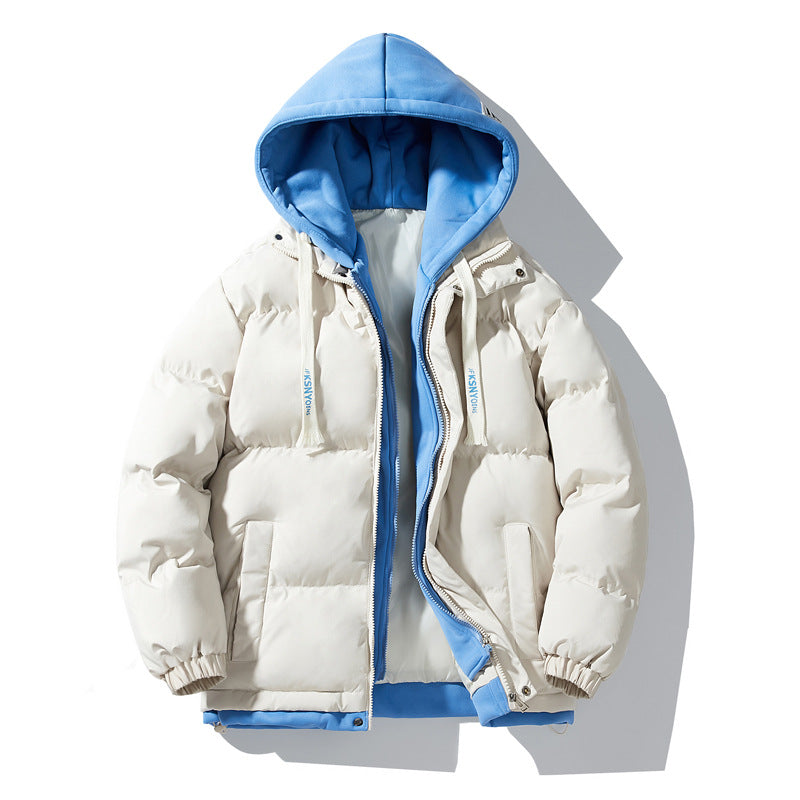 Herren Wattierte Steppjacke mit integriertem Kapuzen-Layer und winddichter Außenhülle Echo Archiv