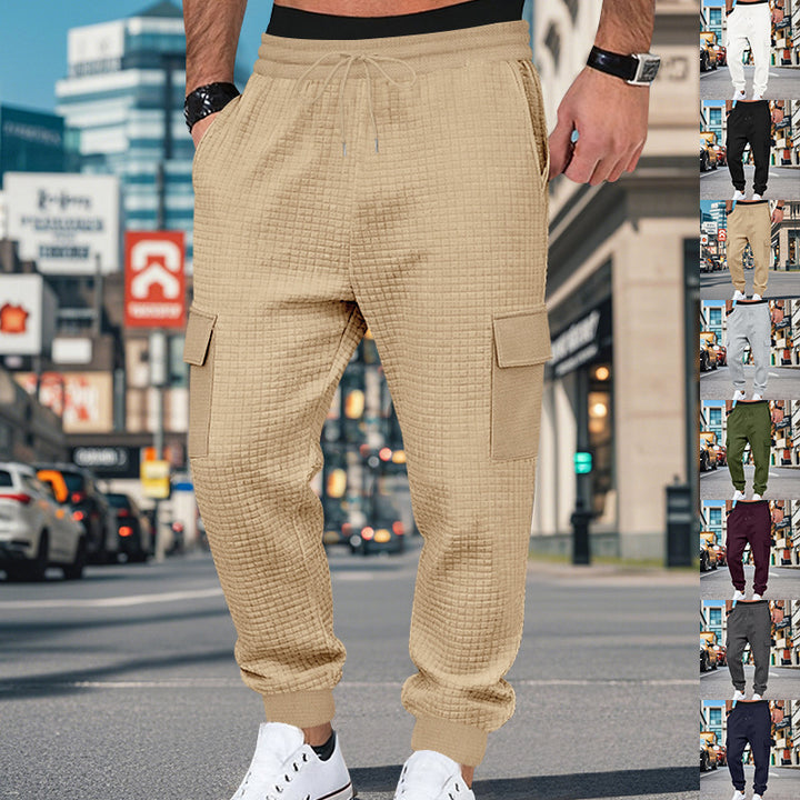 Herren Cargo-Jogginghose mit praktischen Seitentaschen und elastischem Bund Echoarchiv