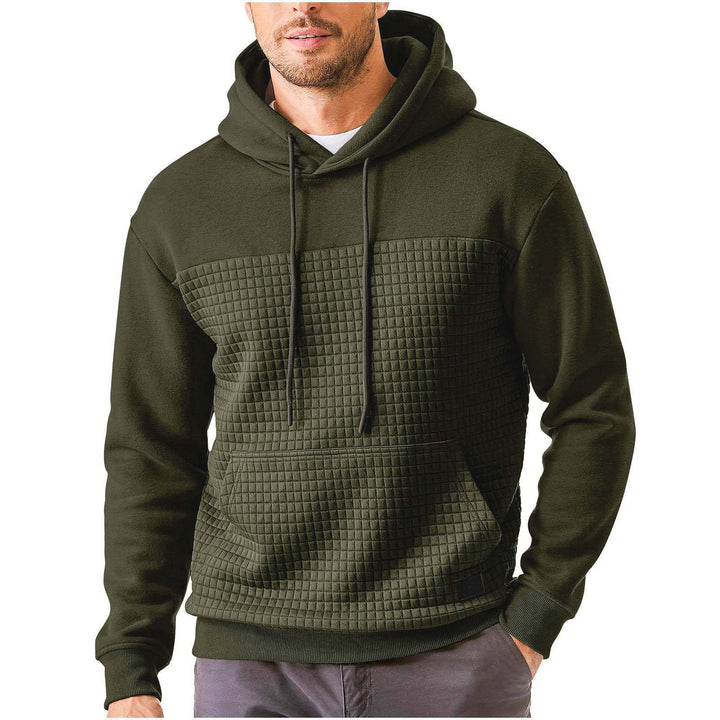 Herren Kapuzenpullover mit strukturiertem Obermaterial Echoarchiv
