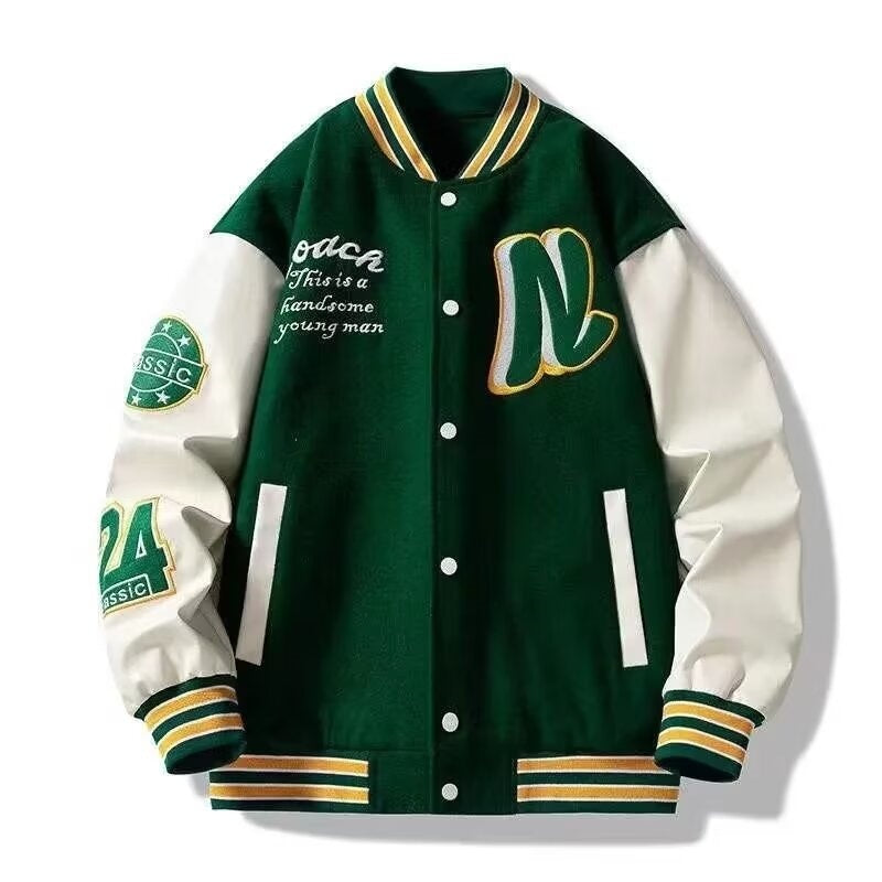 Herren Collegejacke mit klassischen Details Echoarchiv