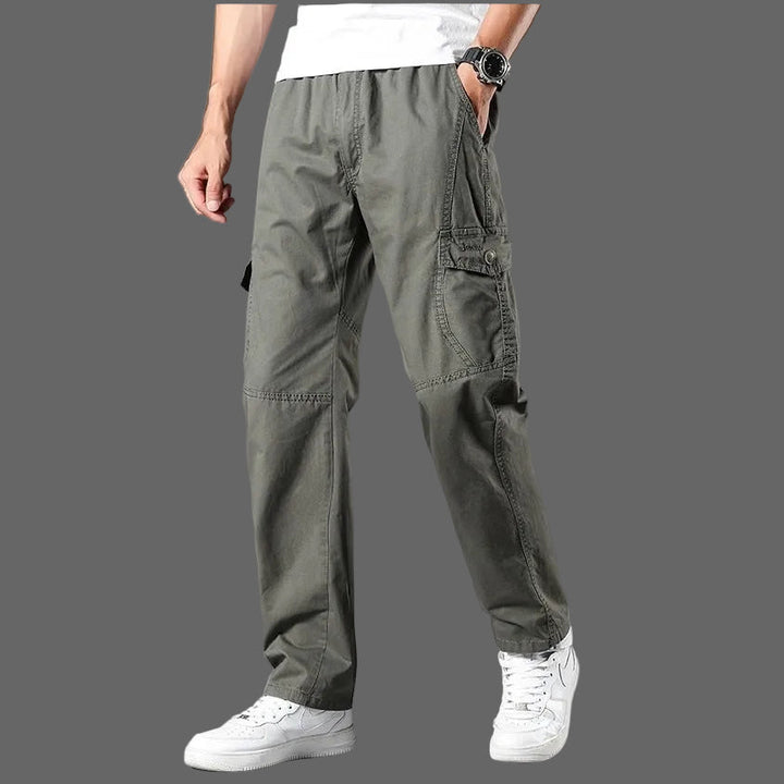 Herren Cargo-Hosen mit multifunktionalen Taschen und atmungsaktivem Stoff – Bravaro