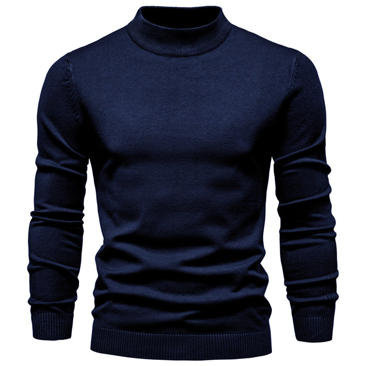 Herren Rollkragenpullover aus weichem Strickmaterial mit feiner Rippstruktur Echoarchiv