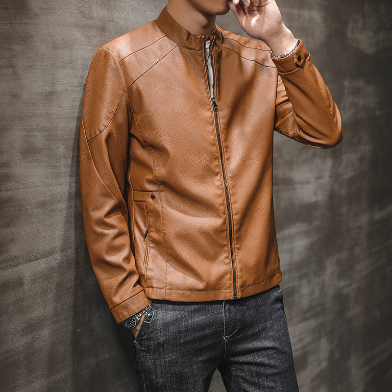 Herren Stylische Lederjacke Echo Archiv