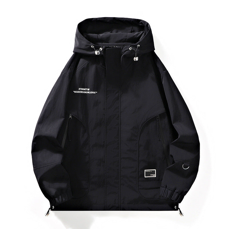 Herren winddichte und atmungsaktive Outdoor-Jacke Echoarchiv