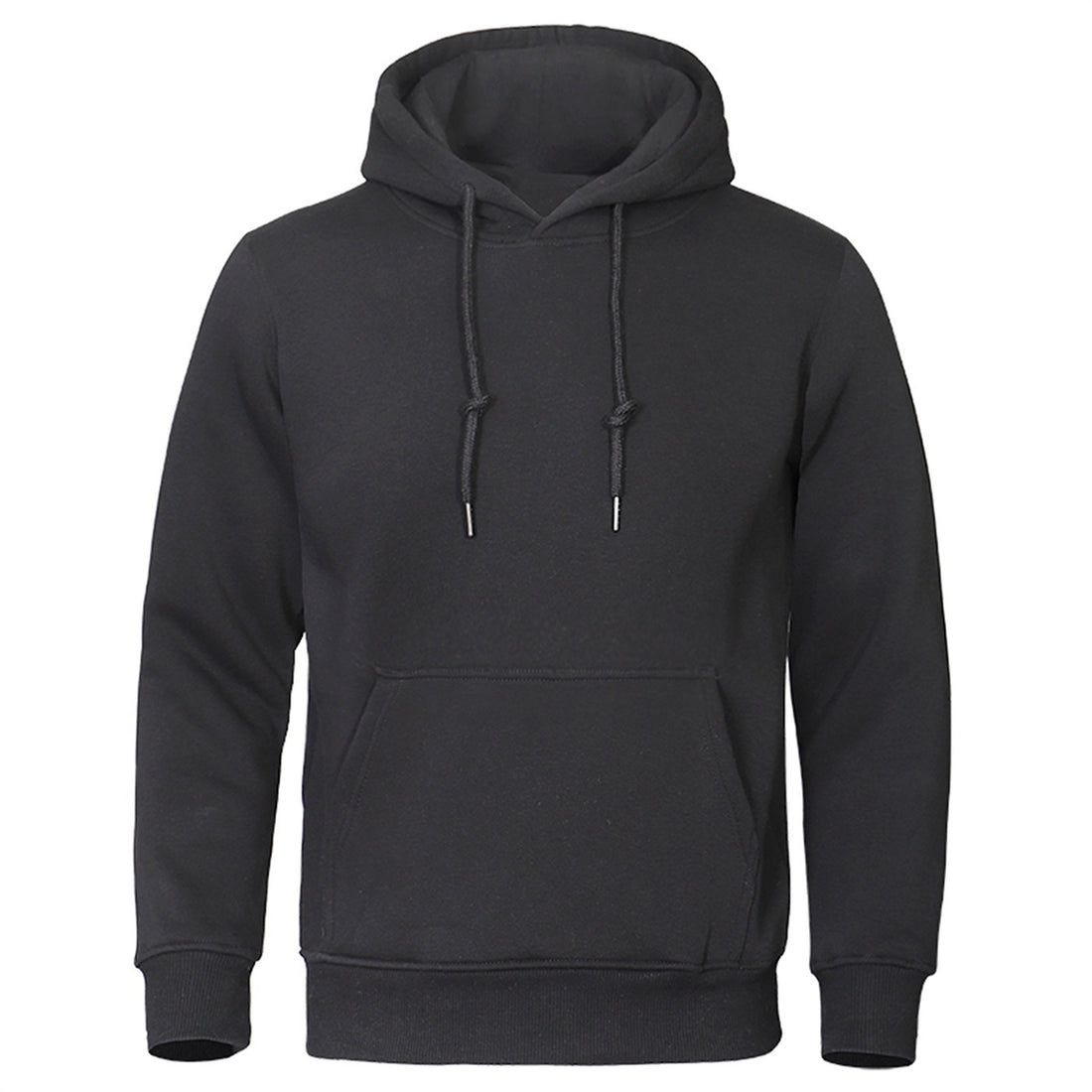 Herren Kapuzenpullover mit weichem Innenfutter und stylischen Details – Cavarno