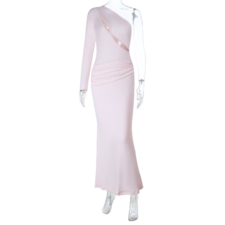 Damen Elegantes Maxikleid mit asymmetrischem Schnitt und raffiniertem Cut-Out Echo Archiv