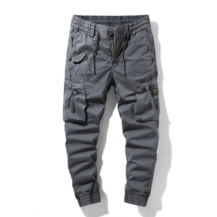 Herren Cargohose mit elastischem Bund und multifunktionalen Taschen Echoarchiv