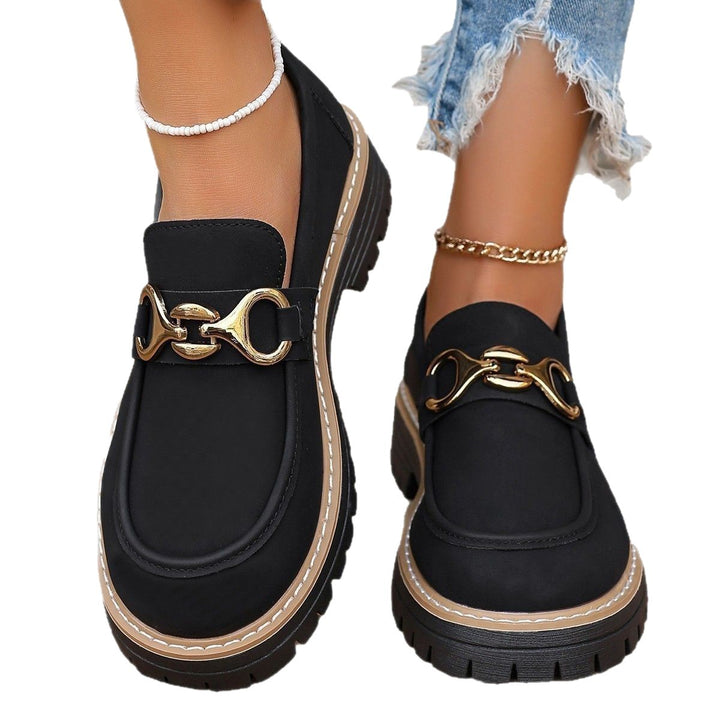 Damen Chunky Loafer mit Metall-Horsebit und profilierter Lug-Sohle Echo Archiv