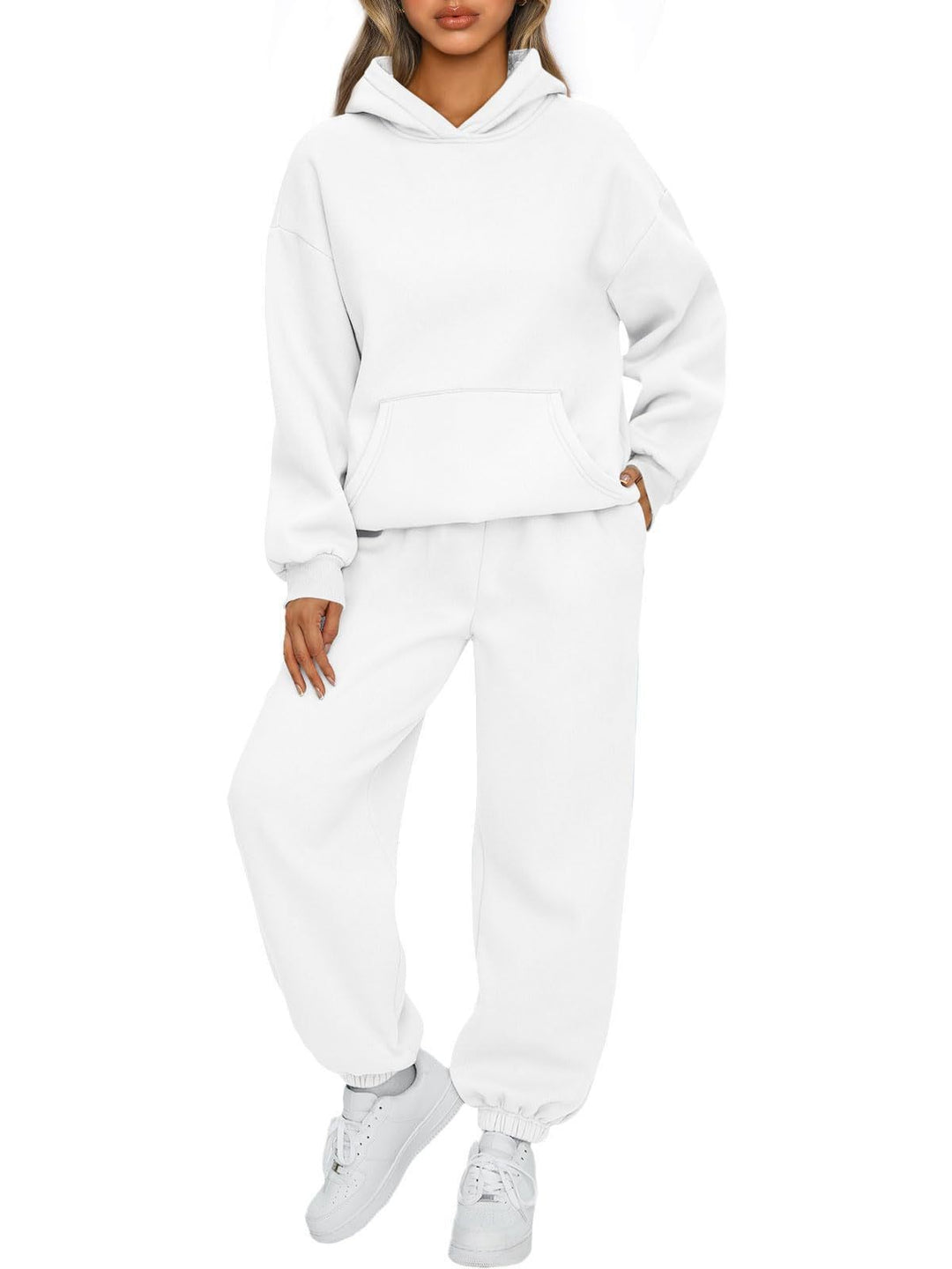 Damen nan Oversized Hoodie- und Jogginghose-Set aus weicher Baumwollmischung Echo Archiv
