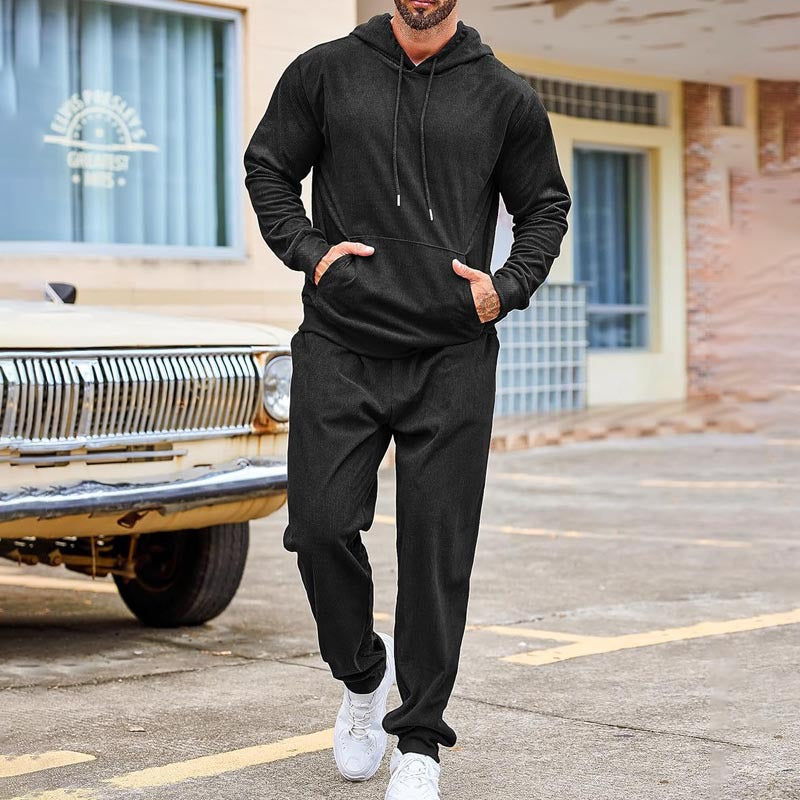 Herren Kapuzenpullover und Jogginghose Set Echoarchiv