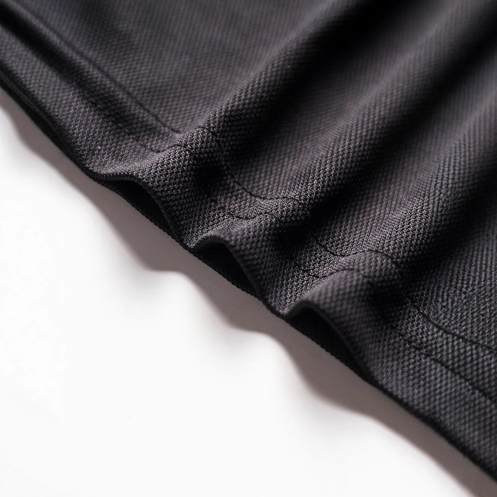 Herren Langarm Poloshirt mit Kontrastdetails Echoarchiv