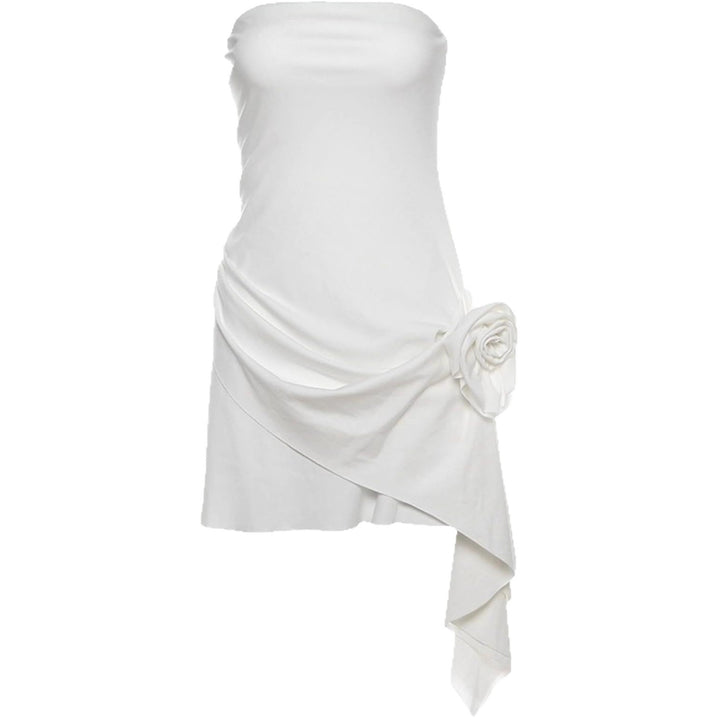 Damen figurbetontes Wickelkleid mit Blumenakzent Echo Archiv