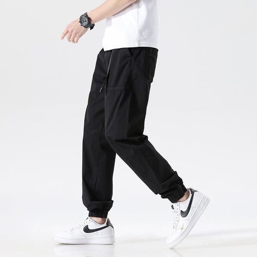 Herren Cargojoggerhose aus Baumwoll-Twill mit Tunnelzugbund und geripptem Knöchelabschluss Echo Archiv