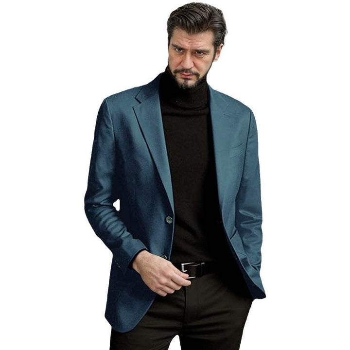 Herren Eleganter Einreiher-Blazer Echoarchiv