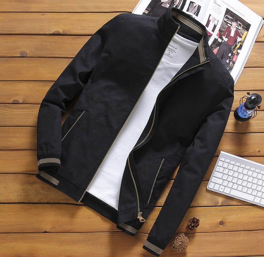 Herren nan gefütterte Winterblousonjacke mit weichem Teddyfutter, winddichter Außenhülle und verdecktem Zweiwege-Reißverschluss Echo Archiv