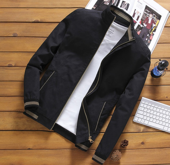 Herren nan gefütterte Winterblousonjacke mit weichem Teddyfutter, winddichter Außenhülle und verdecktem Zweiwege-Reißverschluss Echo Archiv