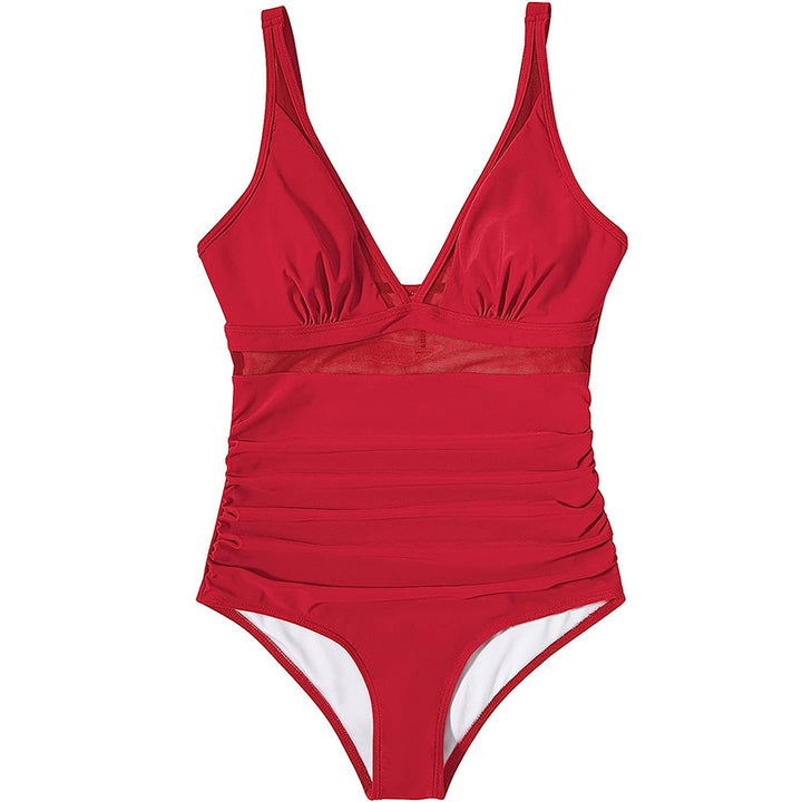 Damen Einteiler Badeanzug mit ansprechendem Leopardenmuster und figurformendem Design Echo Archiv