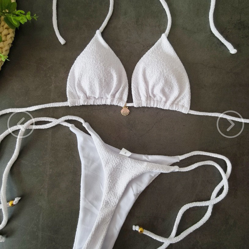 Damen Triangel-Bikini-Set mit raffinierten Schnürdetails Echo Archiv