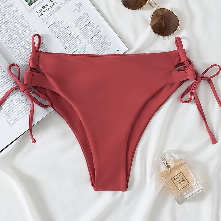 Damen Zweiteiler Bikini Set mit modischen Schnürdetails Echo Archiv
