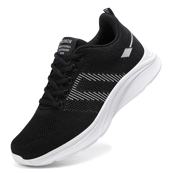 Damen nan leichter Strick-Fitnesssneaker mit nahtlosem Obermaterial, adaptiver EVA-Dämpfung und ergonomischem Fersenpolster Echo Archiv
