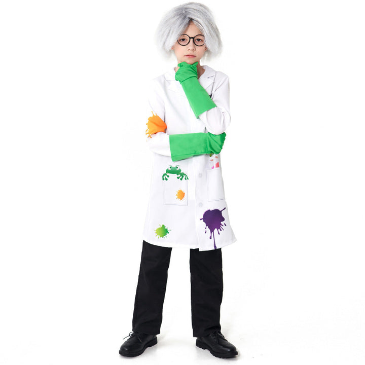 Unisex Laborkittel Kostüm mit lustigen Accessoires Echo Archiv