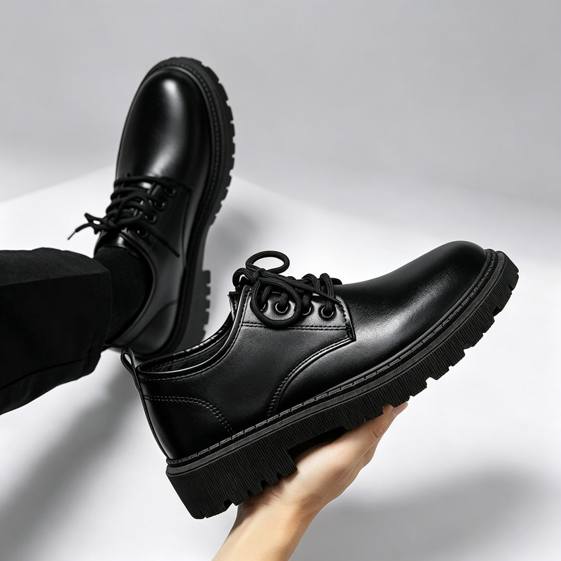 Herren Robuste und elegante Schnürschuhe Echoarchiv