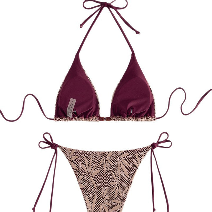 Damen Triangel-Bikini mit stilvollem Häkel-Design Echo Archiv
