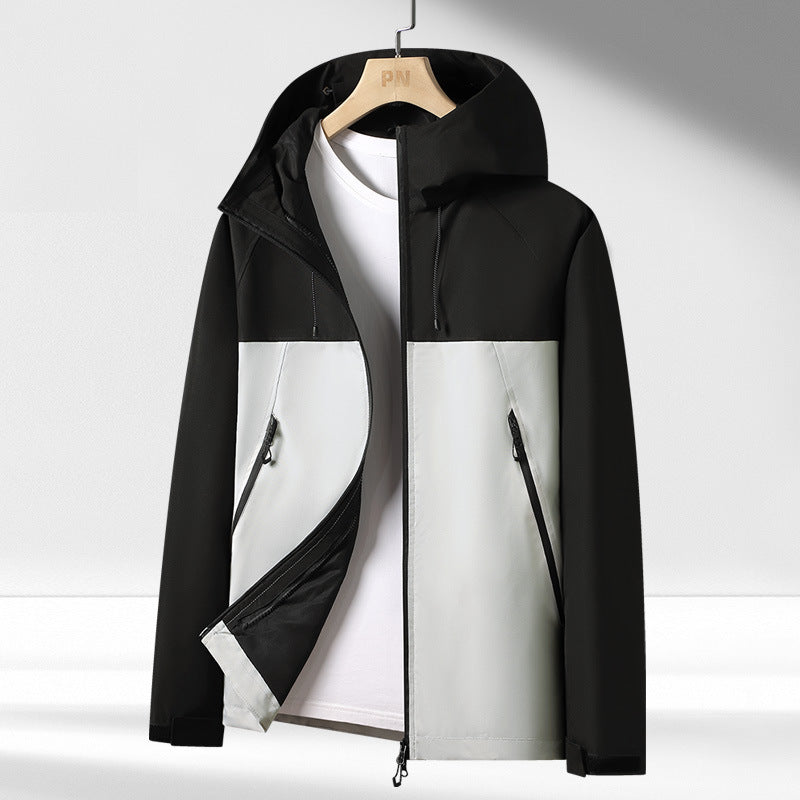 Herren Funktionsjacke mit atmungsaktiver Membran und praktischen Reißverschluss-Taschen Echoarchiv