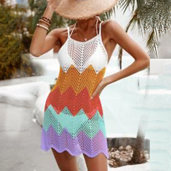 Damen modernes gehäkeltes Strandkleid Echo Archiv
