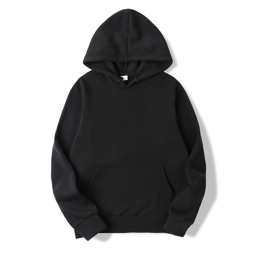 Unisex schlichter Kapuzenpullover mit Kängurutasche, gerippten Bündchen und relaxed Fit Echo Archiv
