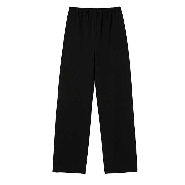 Damen High-Waist Hose mit elastischem Bund, weitem Bein und weich fließender Baumwollmischung Echoarchiv